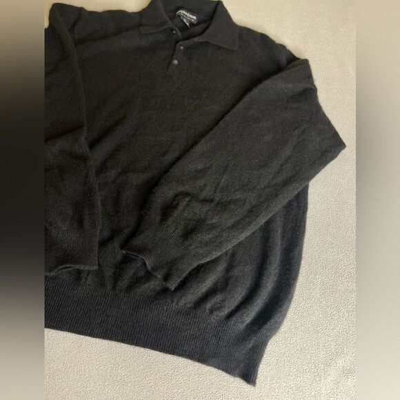 Joseph & Lyman 100% Pure Cashmere  Size XL Black - Picture 7 of 16